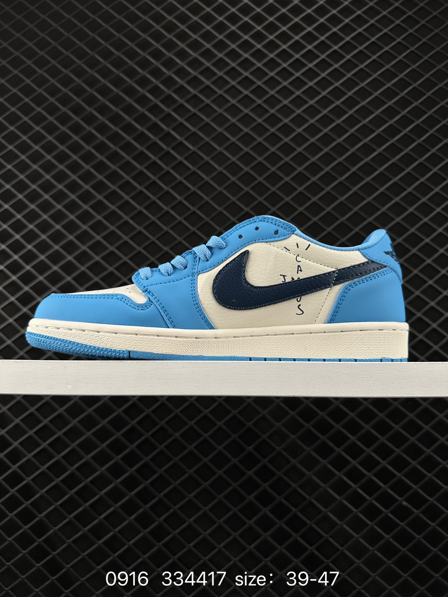 fragment design x Travis Scott x Nike Air Jordan 1 Low OG SP”Black/Green Toe“